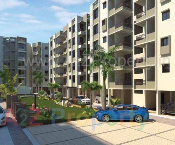 3D Elevation of real estate project Silver Pearl (i) located at Ghatlodia, Ahmedabad, Gujarat