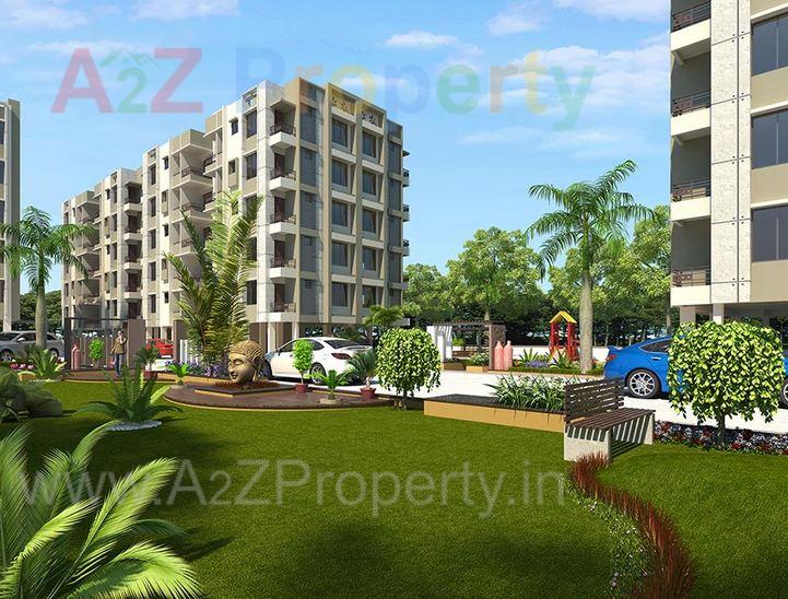 3D Elevation of real estate project Silver Pearl (i) located at Ghatlodia, Ahmedabad, Gujarat