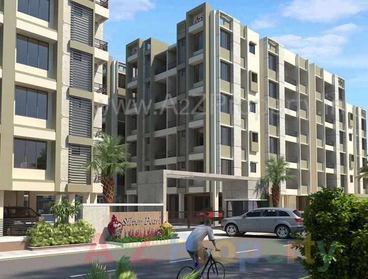 3D Elevation of real estate project Silver Pearl (i) located at Ghatlodia, Ahmedabad, Gujarat