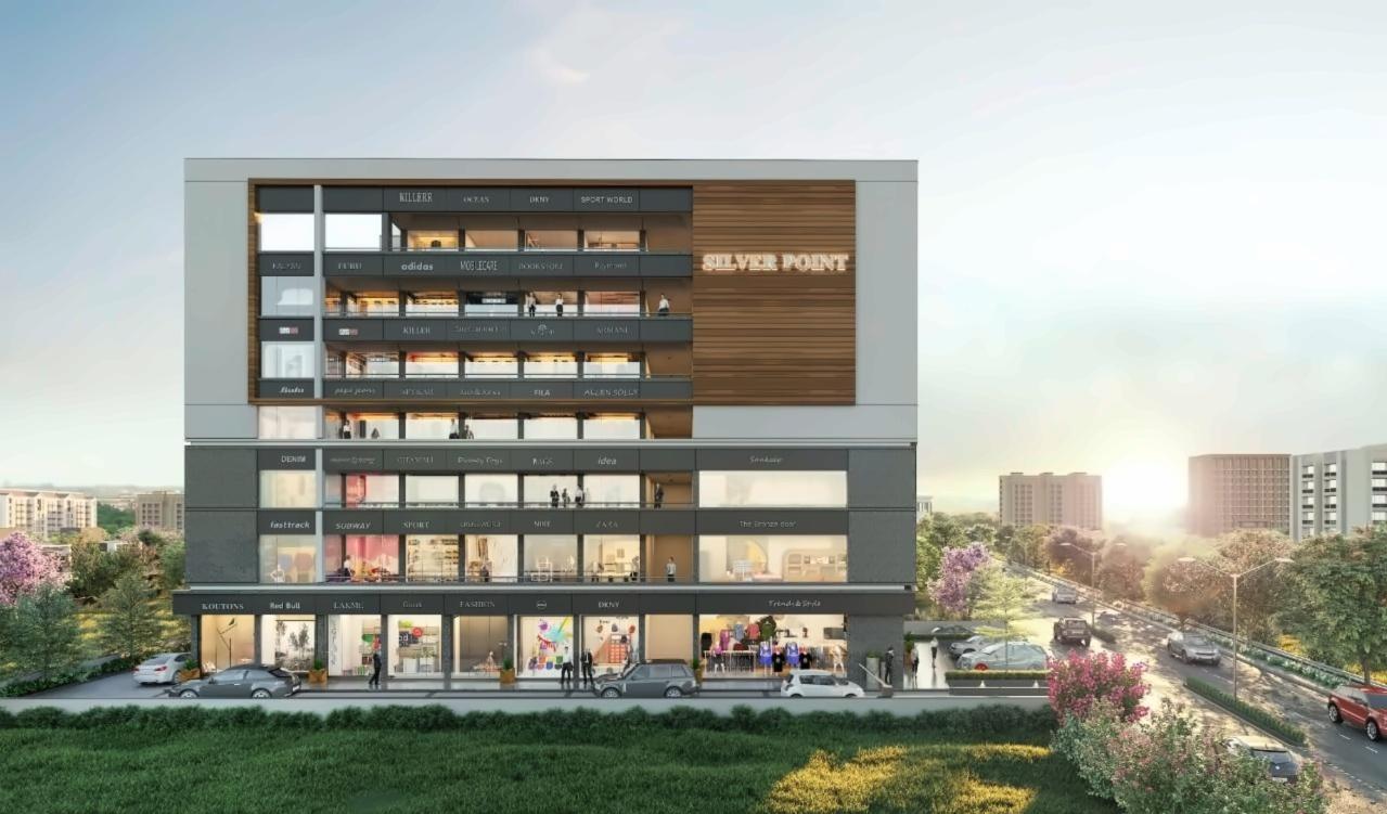 3D Elevation of real estate project Silver Point located at Vastral, Ahmedabad, Gujarat