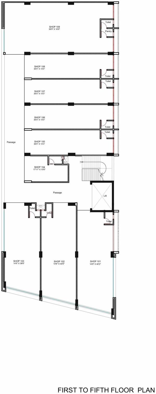Layout of real estate project Silver Point located at Vastral, Ahmedabad, Gujarat