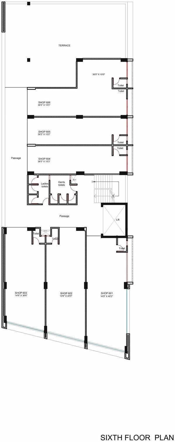 Layout of real estate project Silver Point located at Vastral, Ahmedabad, Gujarat
