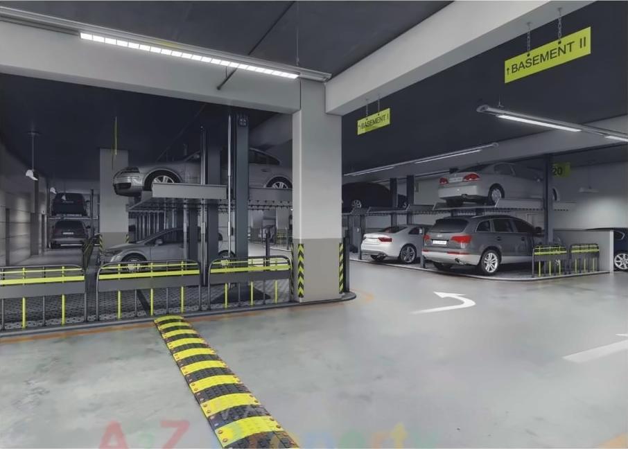 3D Elevation of real estate project Silver Radiance One located at Thaltej, Ahmedabad, Gujarat