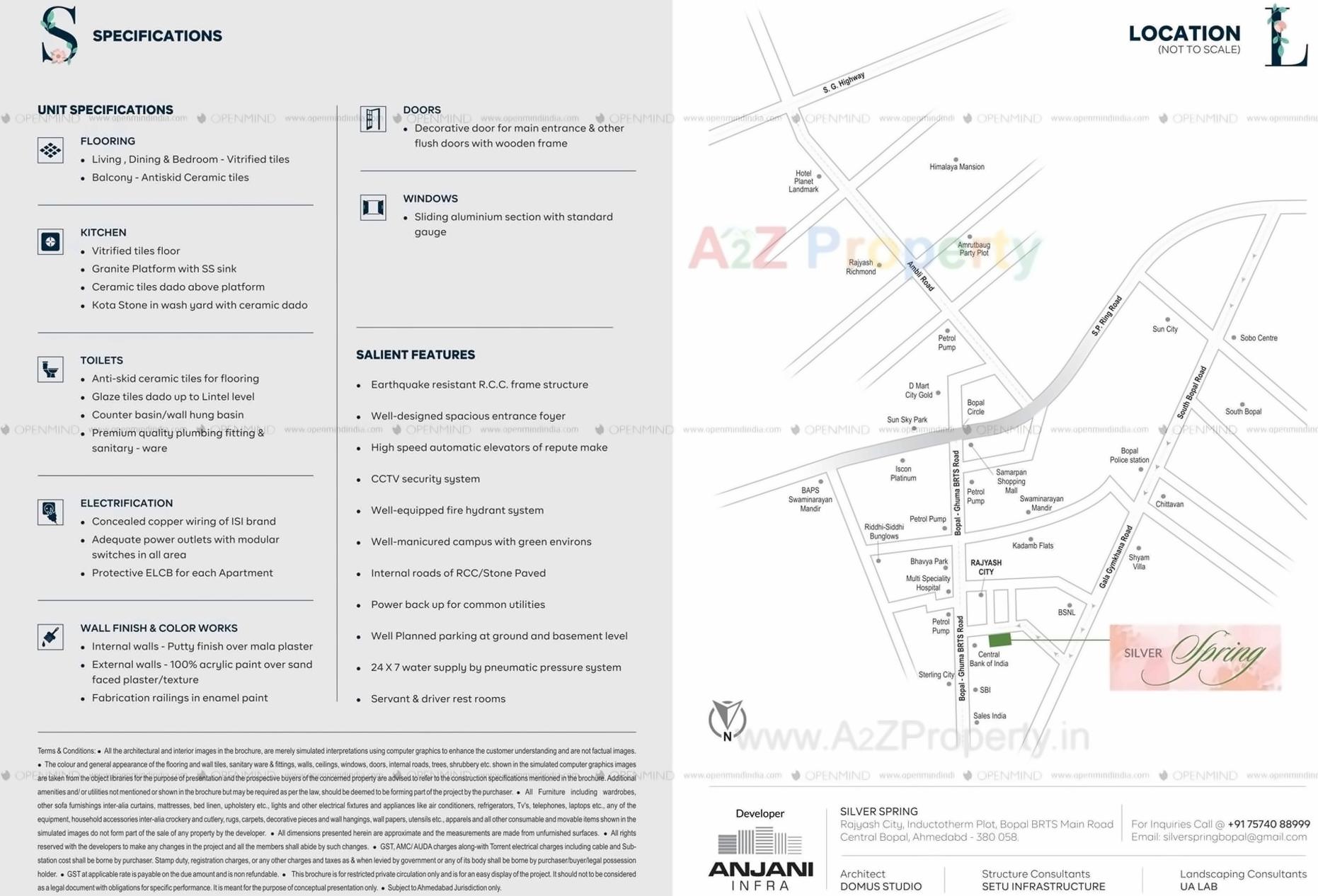  of real estate project Silver Spring located at Ahmedabad, Ahmedabad, Gujarat