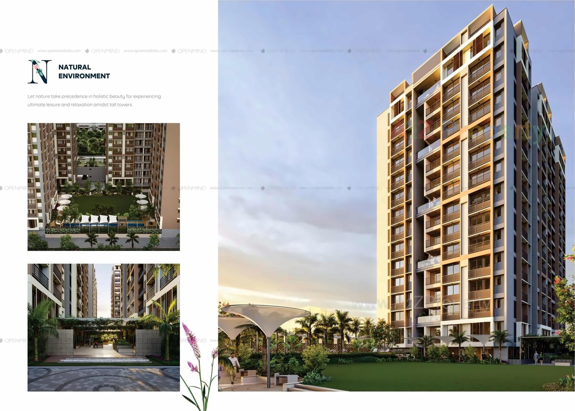 3D Elevation of real estate project Silver Spring located at Ahmedabad, Ahmedabad, Gujarat