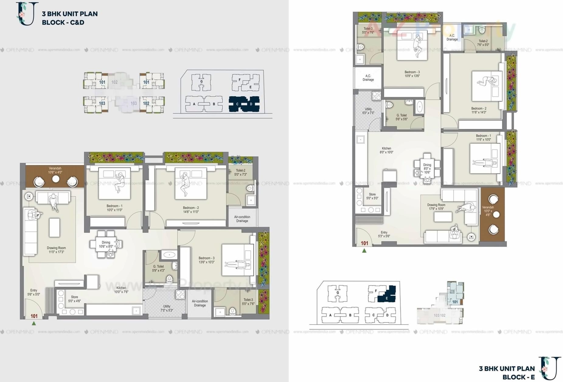 Layout of real estate project Silver Spring located at Ahmedabad, Ahmedabad, Gujarat