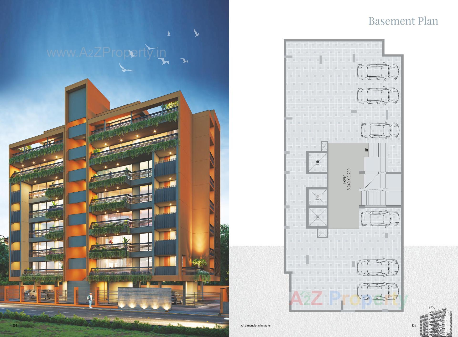 Layout of real estate project Sindur Sattva located at Wadaj, Ahmedabad, Gujarat