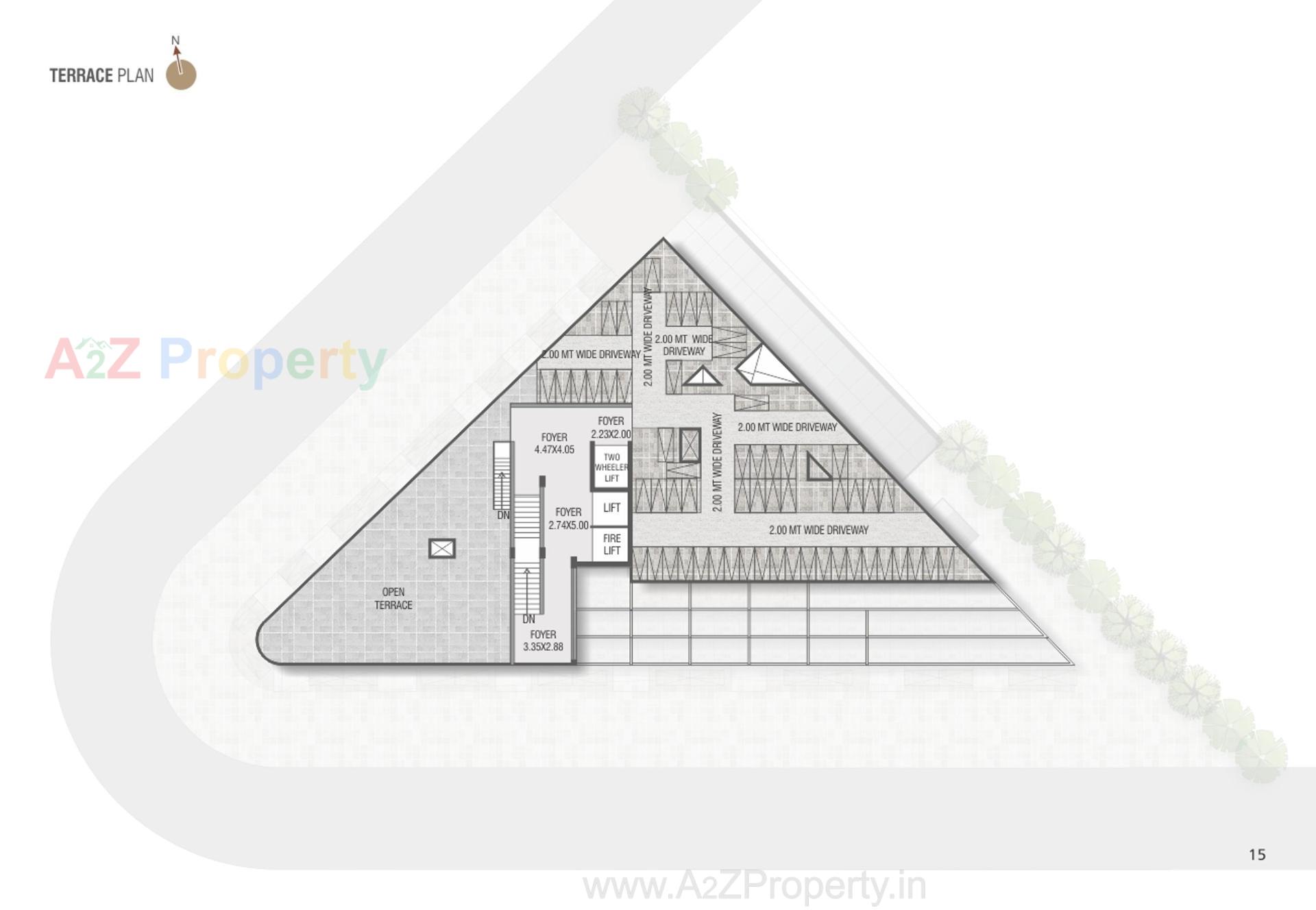 Layout of real estate project Sindur Spectrum located at Wadaj, Ahmedabad, Gujarat