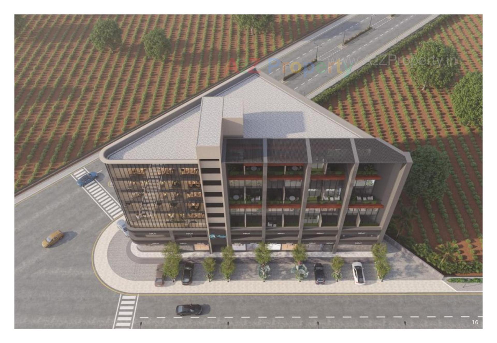 3D Elevation of real estate project Sindur Spectrum located at Wadaj, Ahmedabad, Gujarat