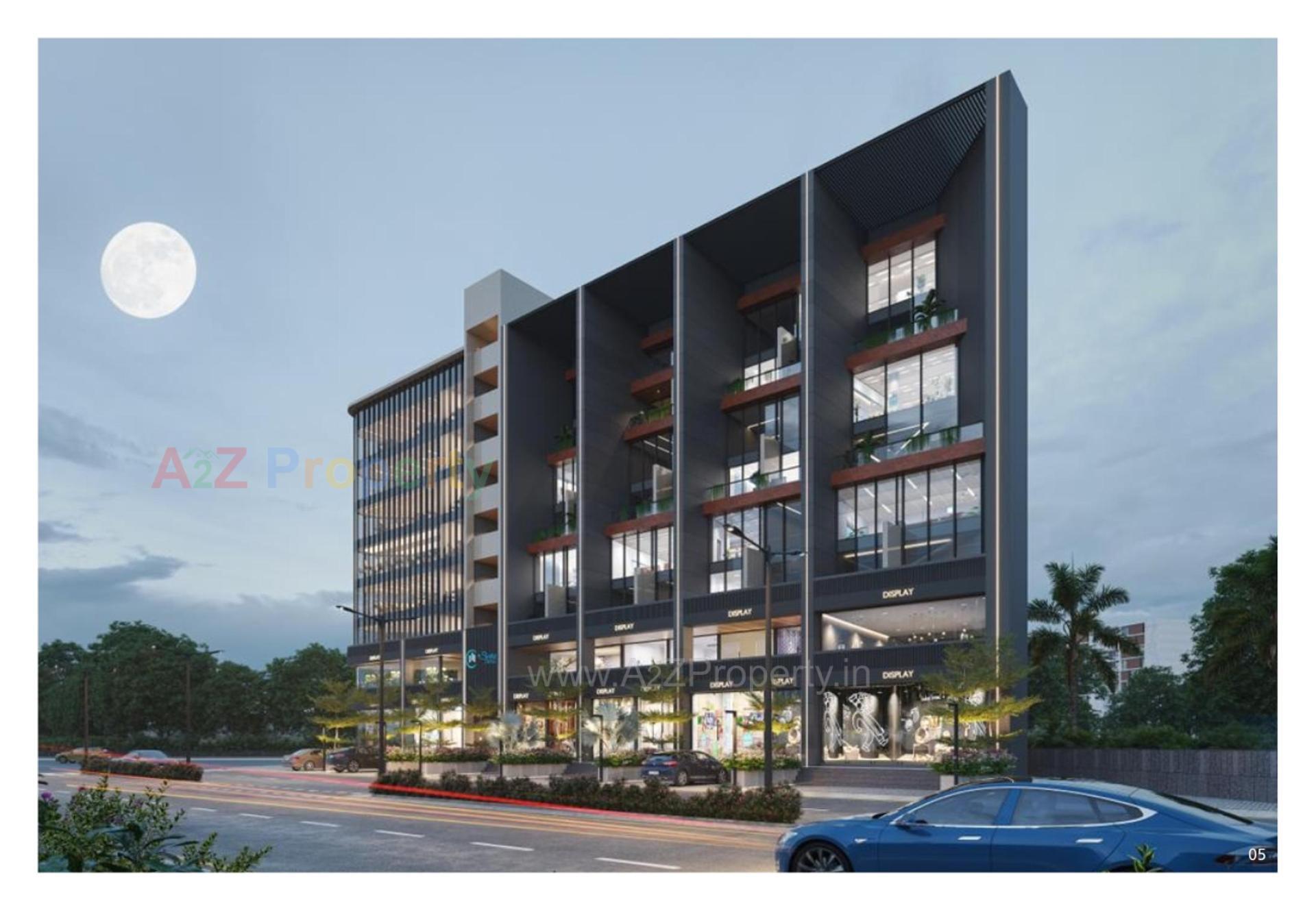 3D Elevation of real estate project Sindur Spectrum located at Wadaj, Ahmedabad, Gujarat