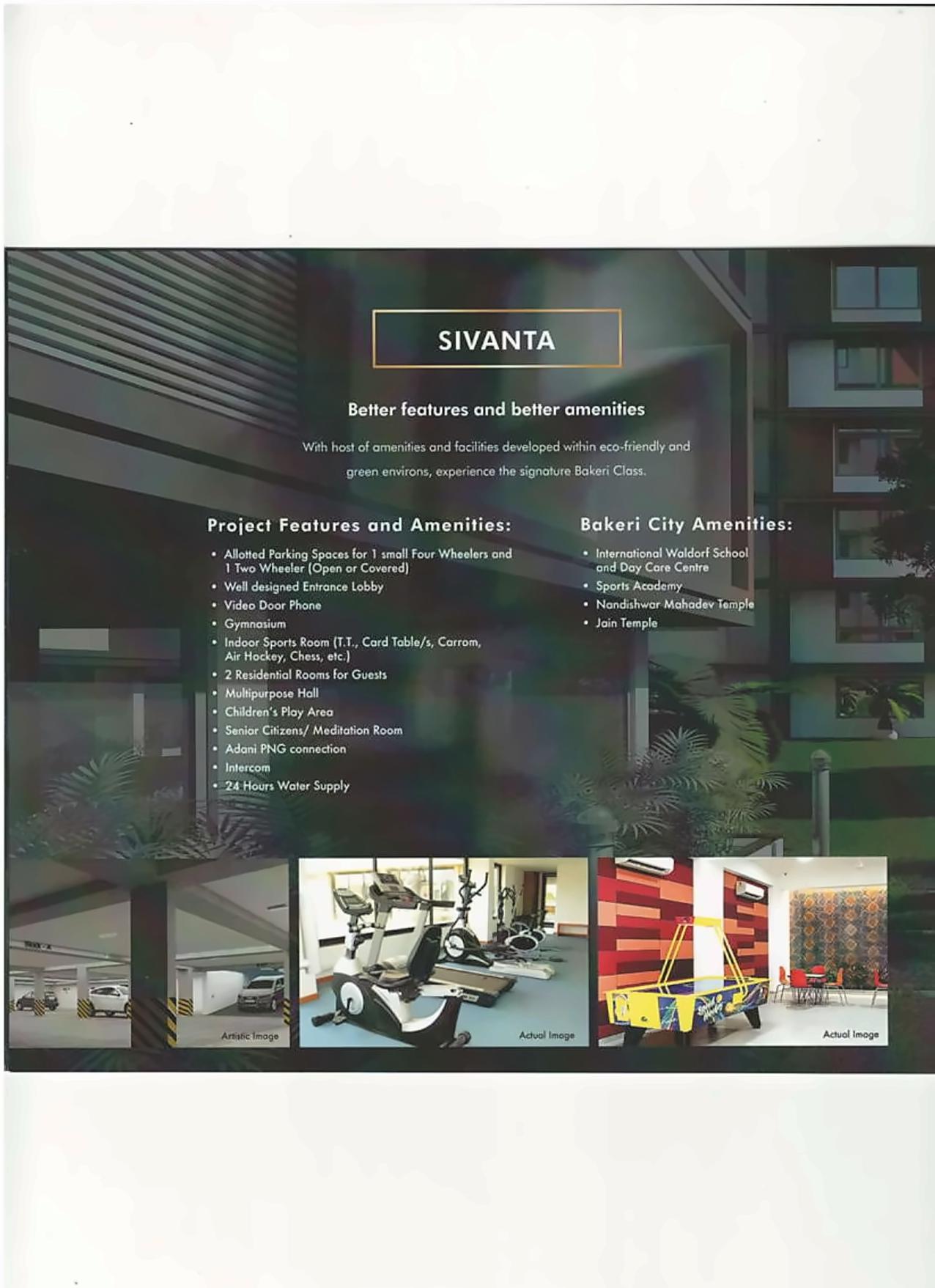  of real estate project Sivanta Apartments located at City, Ahmedabad, Gujarat