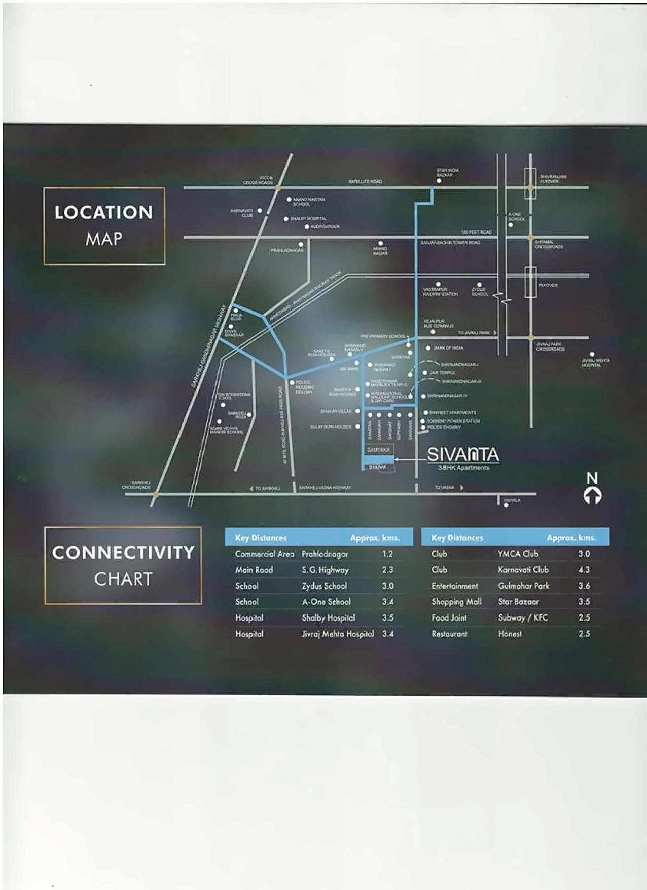  of real estate project Sivanta Apartments located at City, Ahmedabad, Gujarat