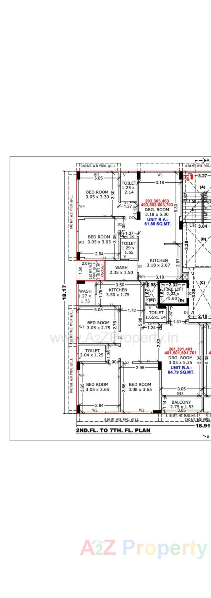 Layout of real estate project Sivanta Avenue located at Khokhara, Ahmedabad, Gujarat