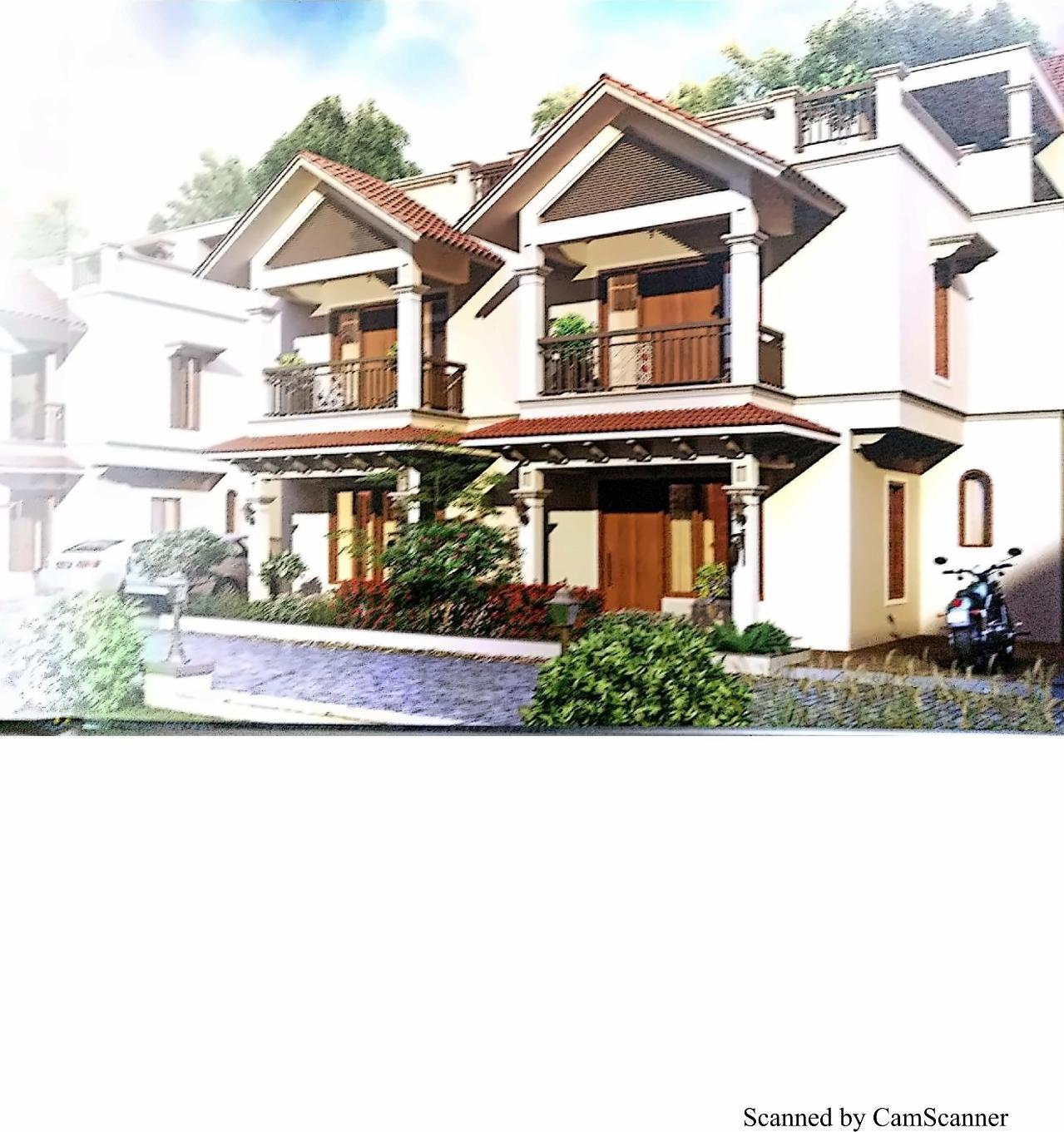 3D Elevation of real estate project Sivanta Villa located at Motera, Ahmedabad, Gujarat