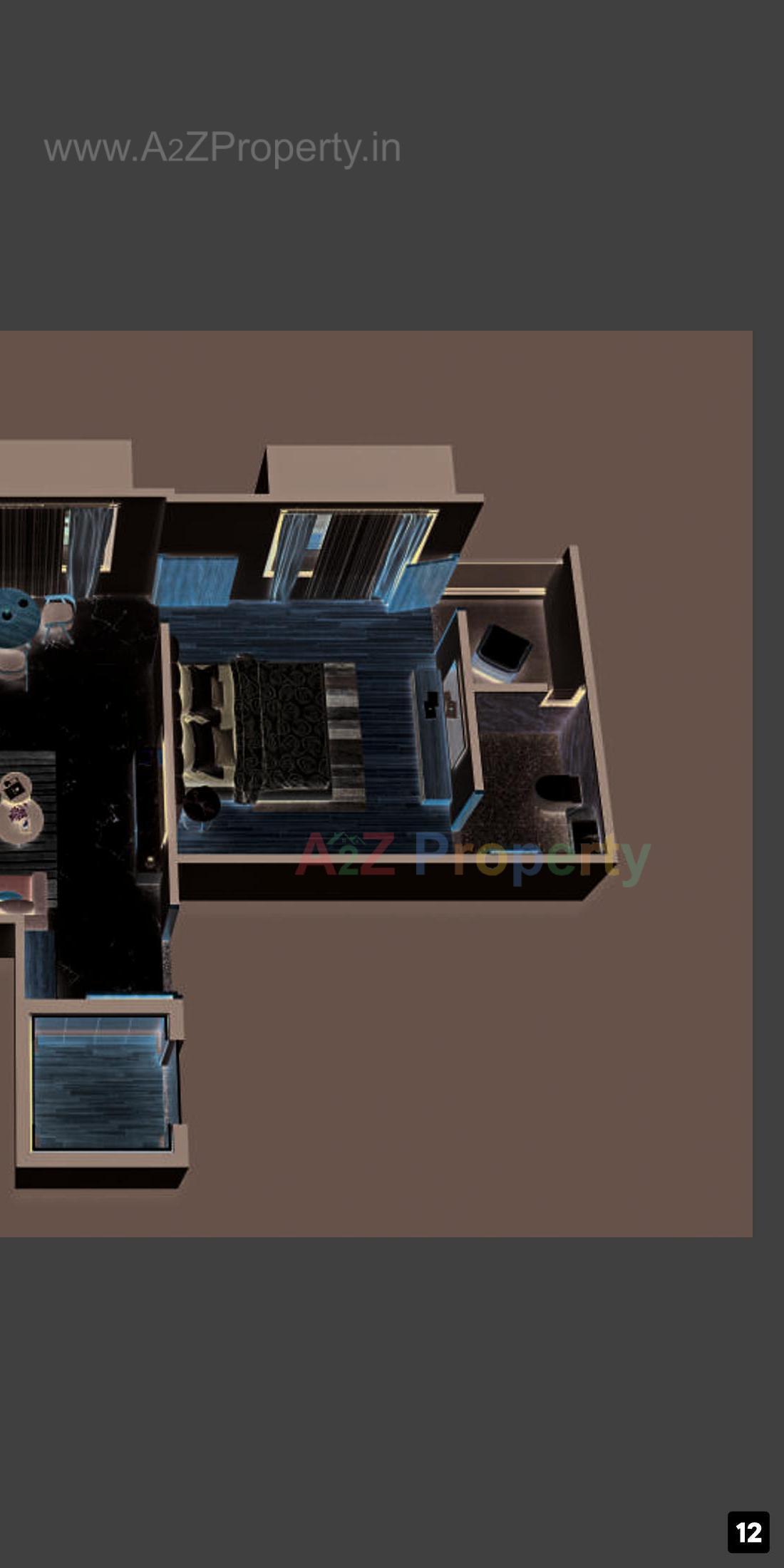 3D Elevation of real estate project Sky Ambience located at Paldi, Ahmedabad, Gujarat