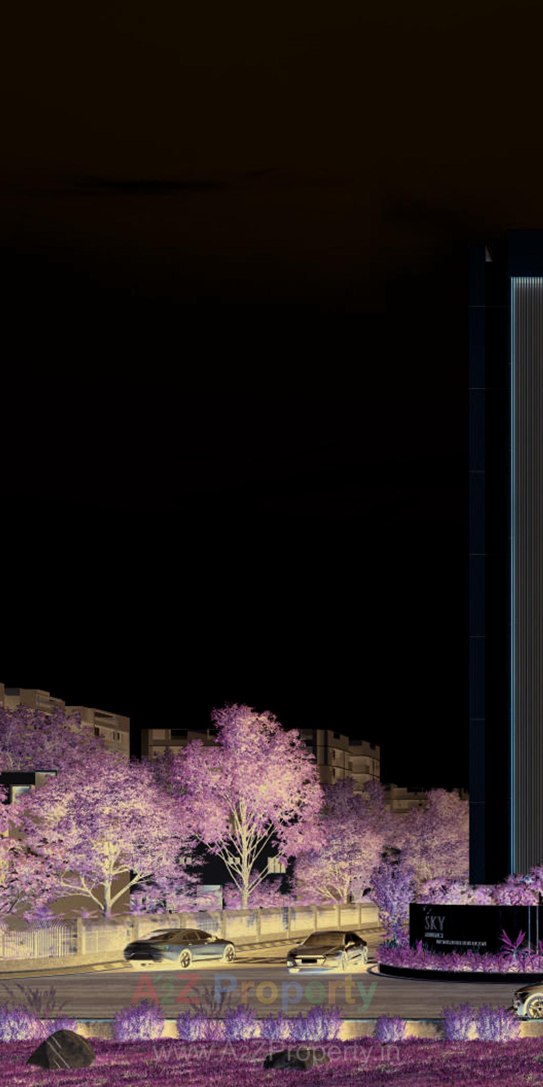 3D Elevation of real estate project Sky Ambience located at Paldi, Ahmedabad, Gujarat