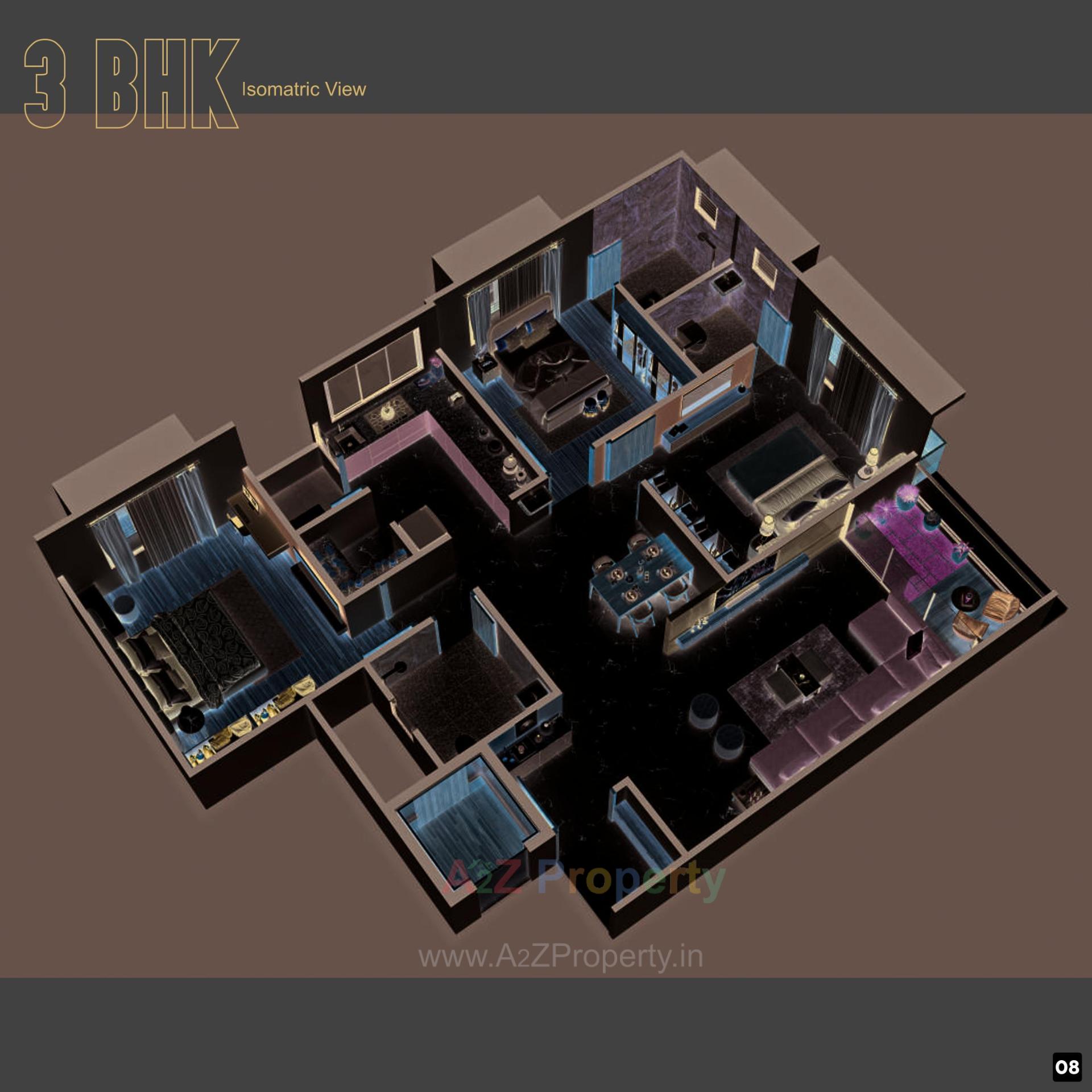  of real estate project Sky Ambience located at Paldi, Ahmedabad, Gujarat