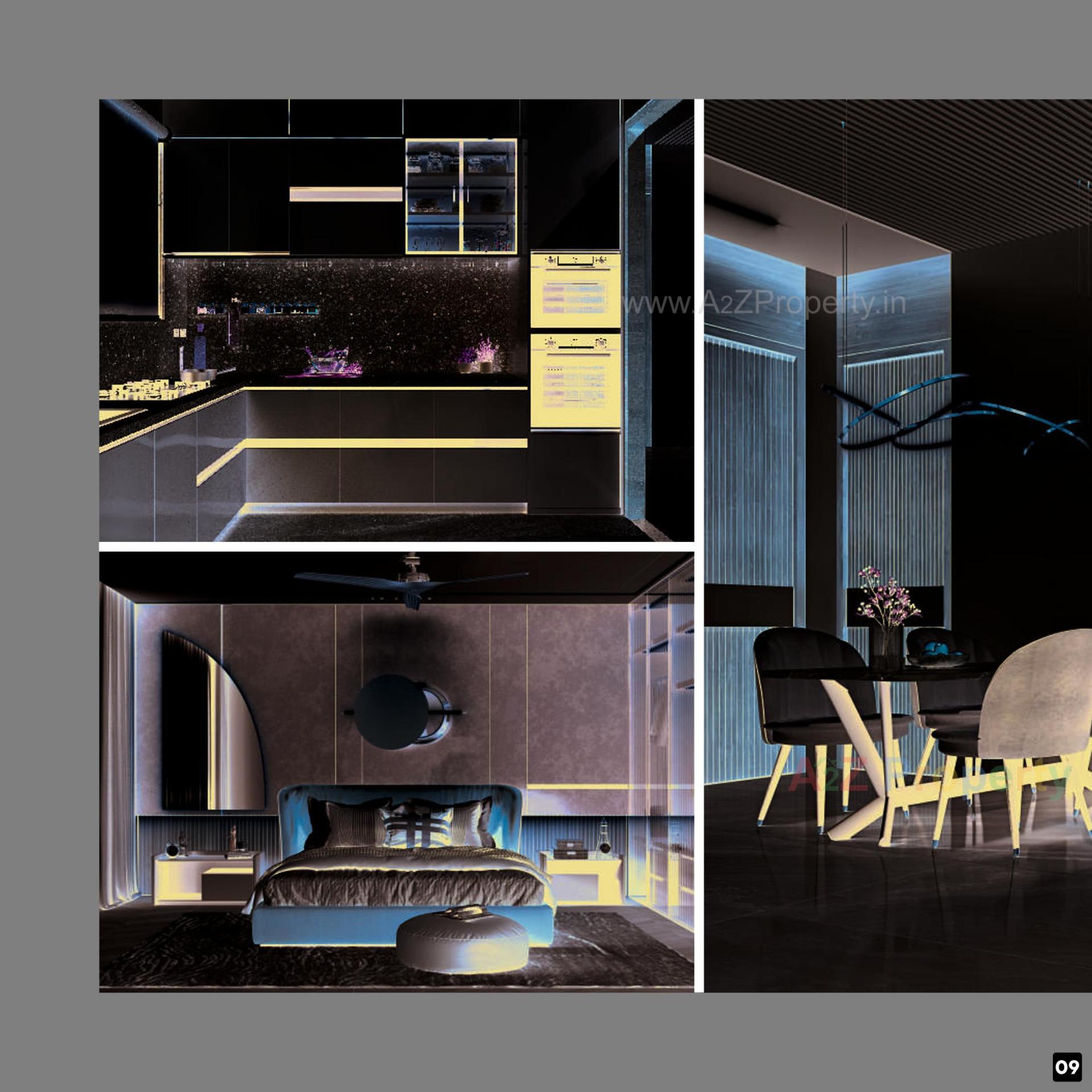 3D Elevation of real estate project Sky Ambience located at Paldi, Ahmedabad, Gujarat