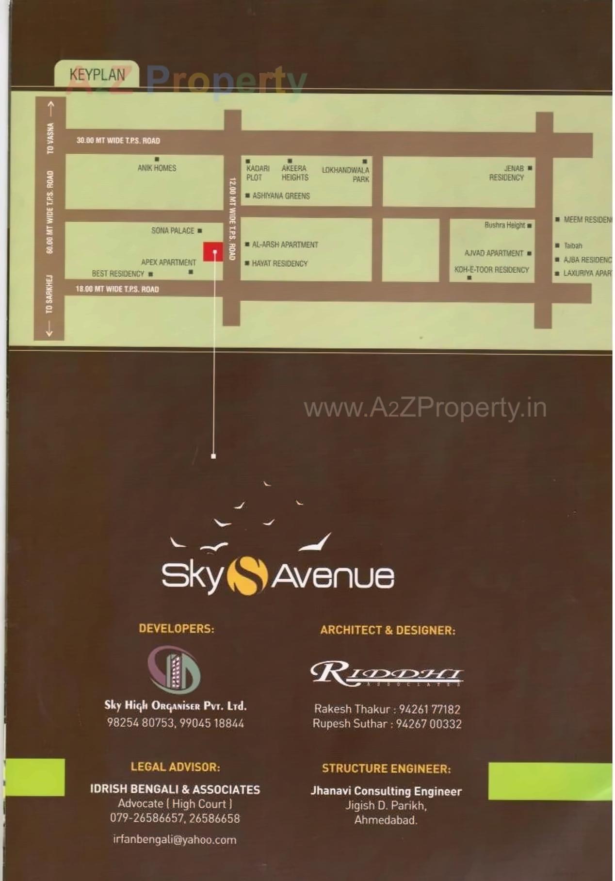  of real estate project Sky Avenue located at Sarkhej, Ahmedabad, Gujarat