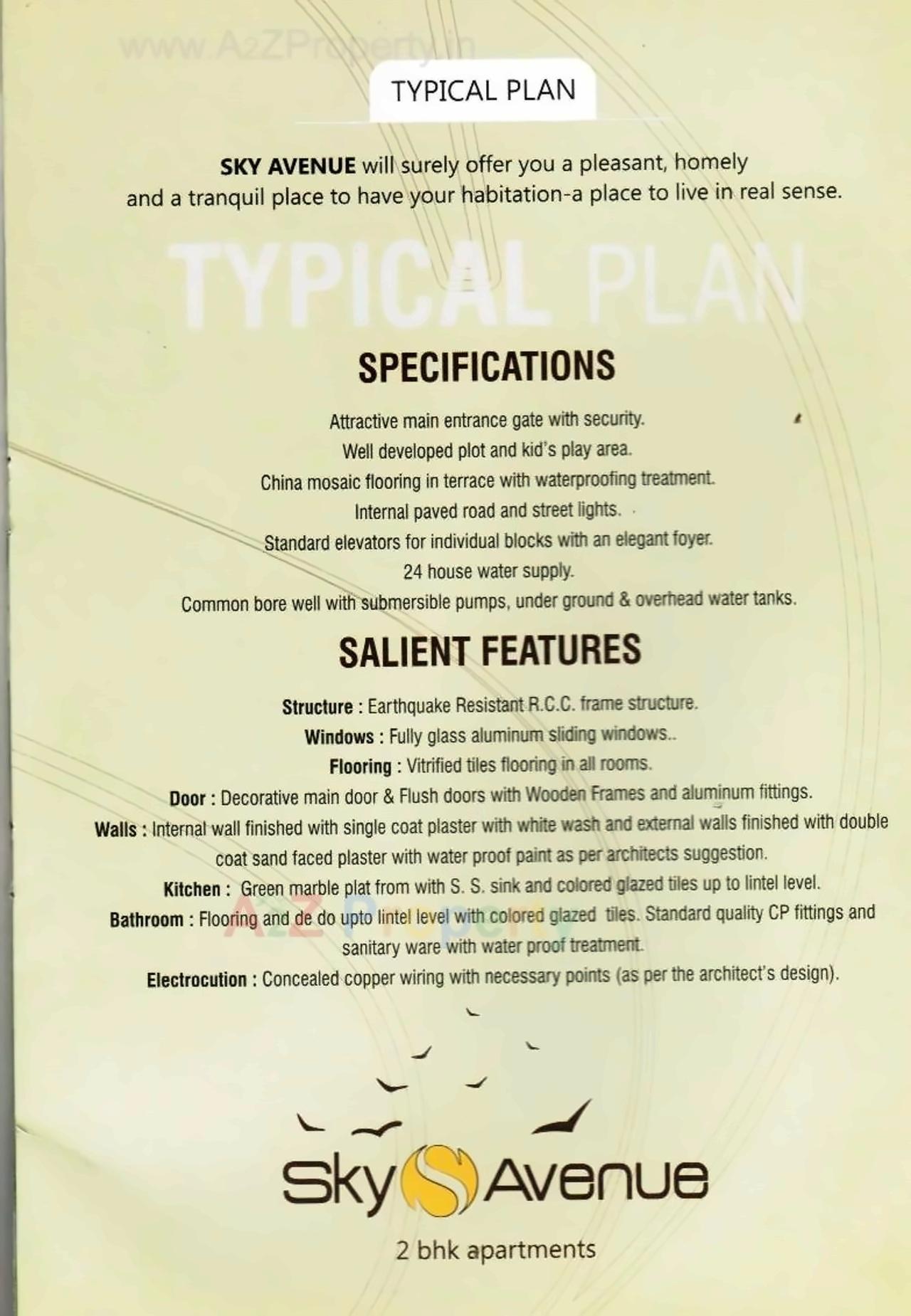  of real estate project Sky Avenue located at Sarkhej, Ahmedabad, Gujarat