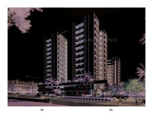 Elevation of real estate project Sky Harmony located at Vastral, Ahmedabad, Gujarat