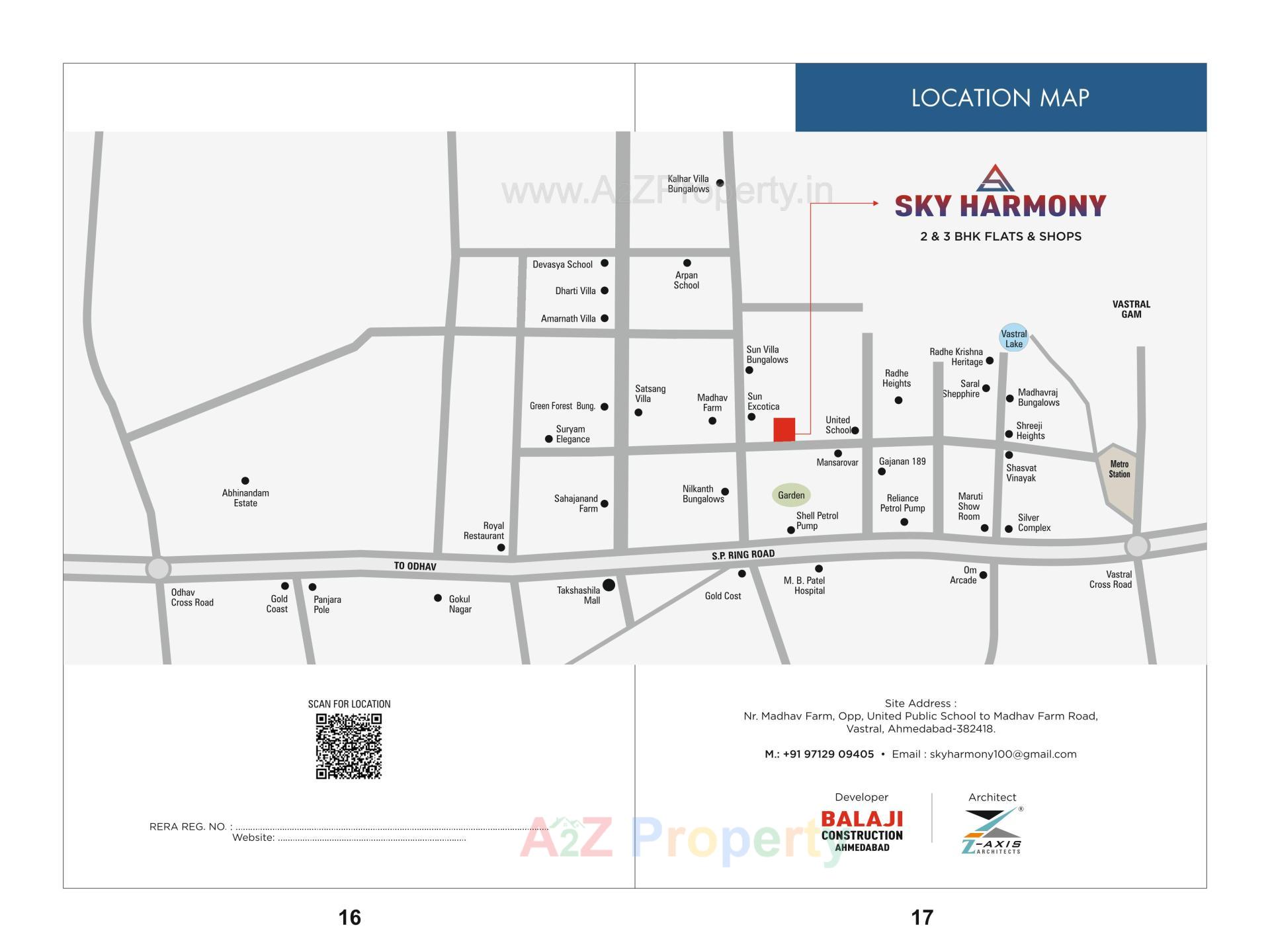  of real estate project Sky Harmony located at Vastral, Ahmedabad, Gujarat
