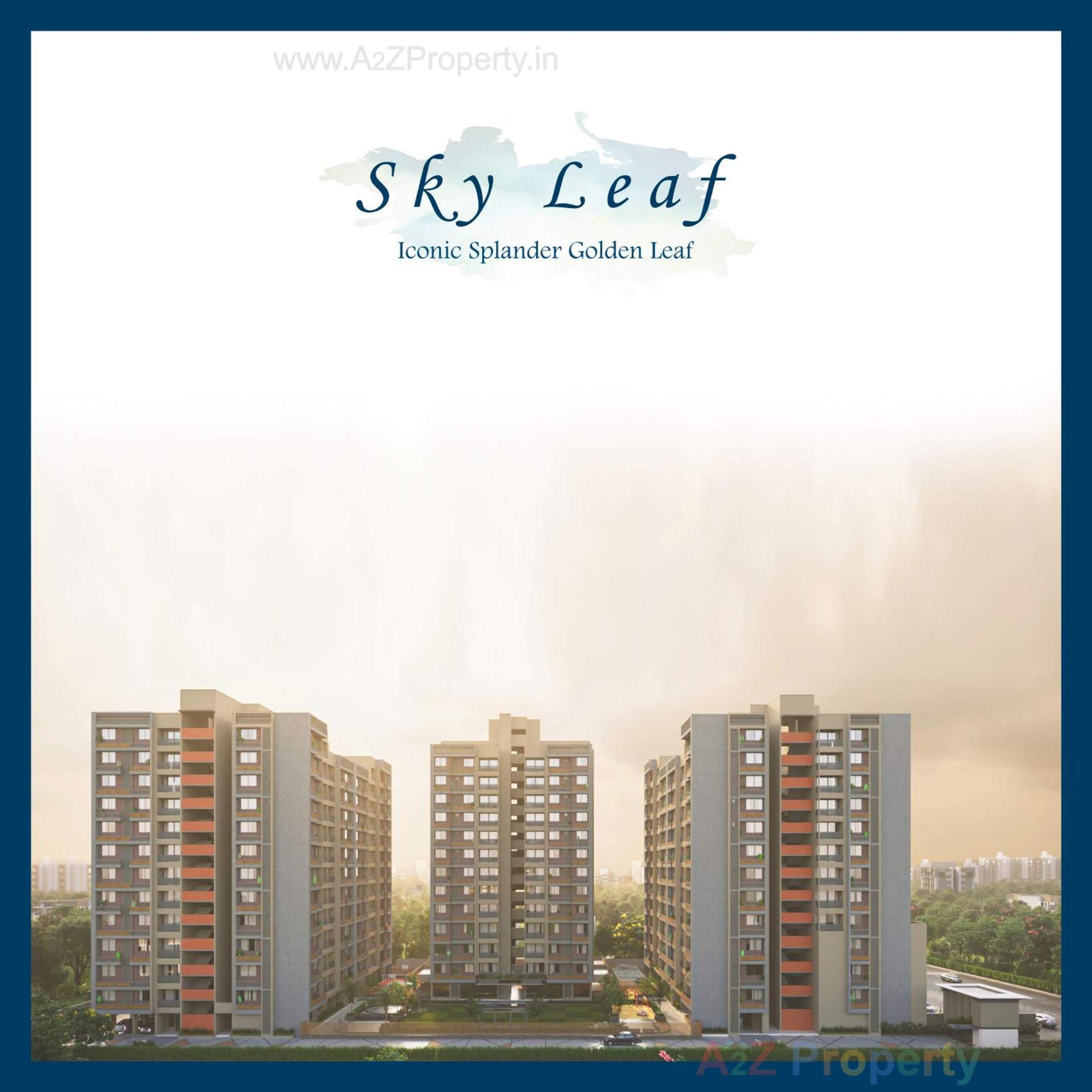 3D Elevation of real estate project Sky Leaf located at Khodiyar, Ahmedabad, Gujarat