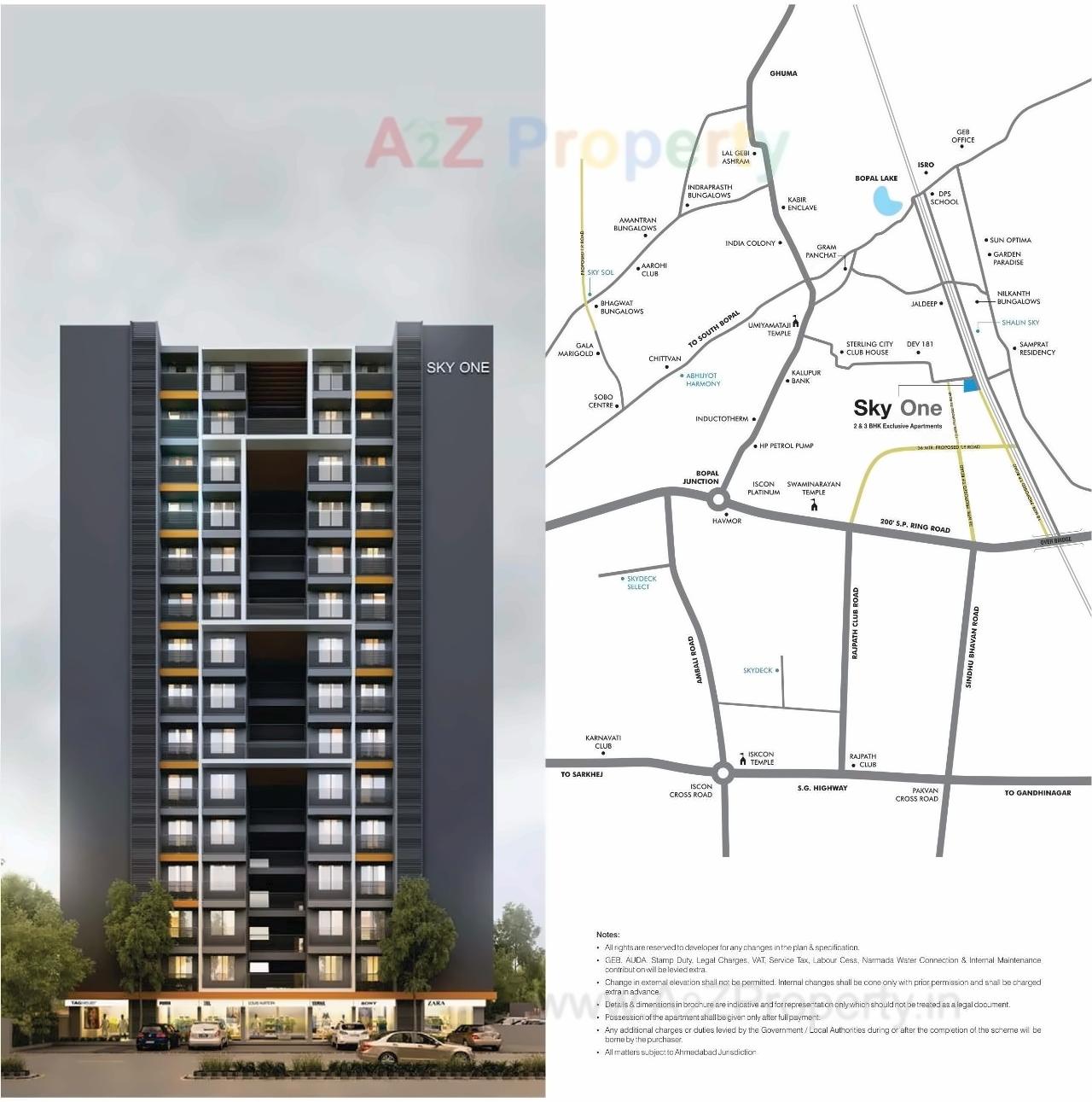  of real estate project Sky One located at City, Ahmedabad, Gujarat
