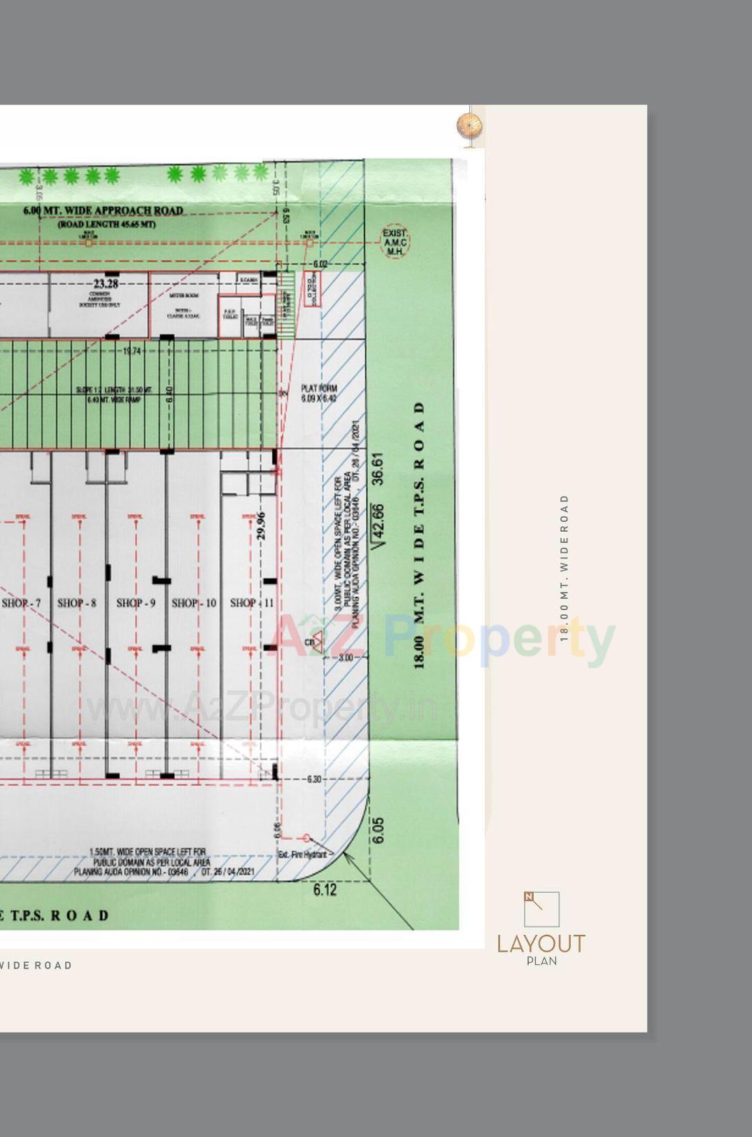 Layout of real estate project Sky Revanta located at Sola, Ahmedabad, Gujarat