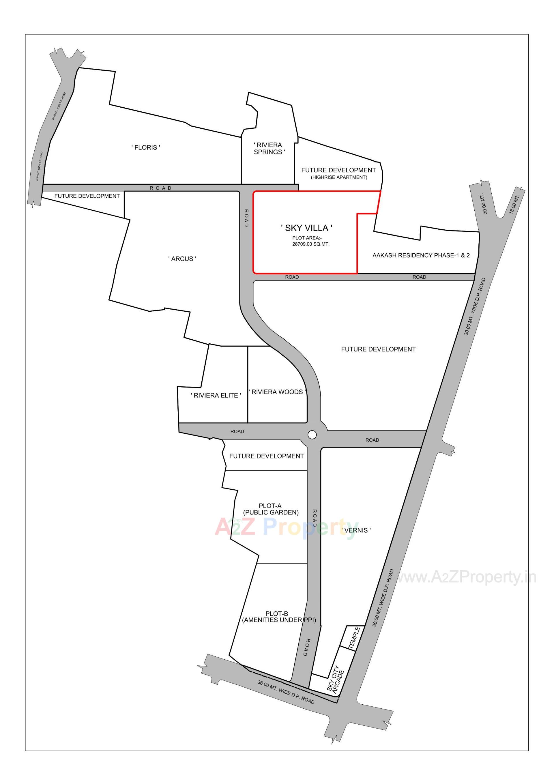  of real estate project Sky Villa located at Shela, Ahmedabad, Gujarat