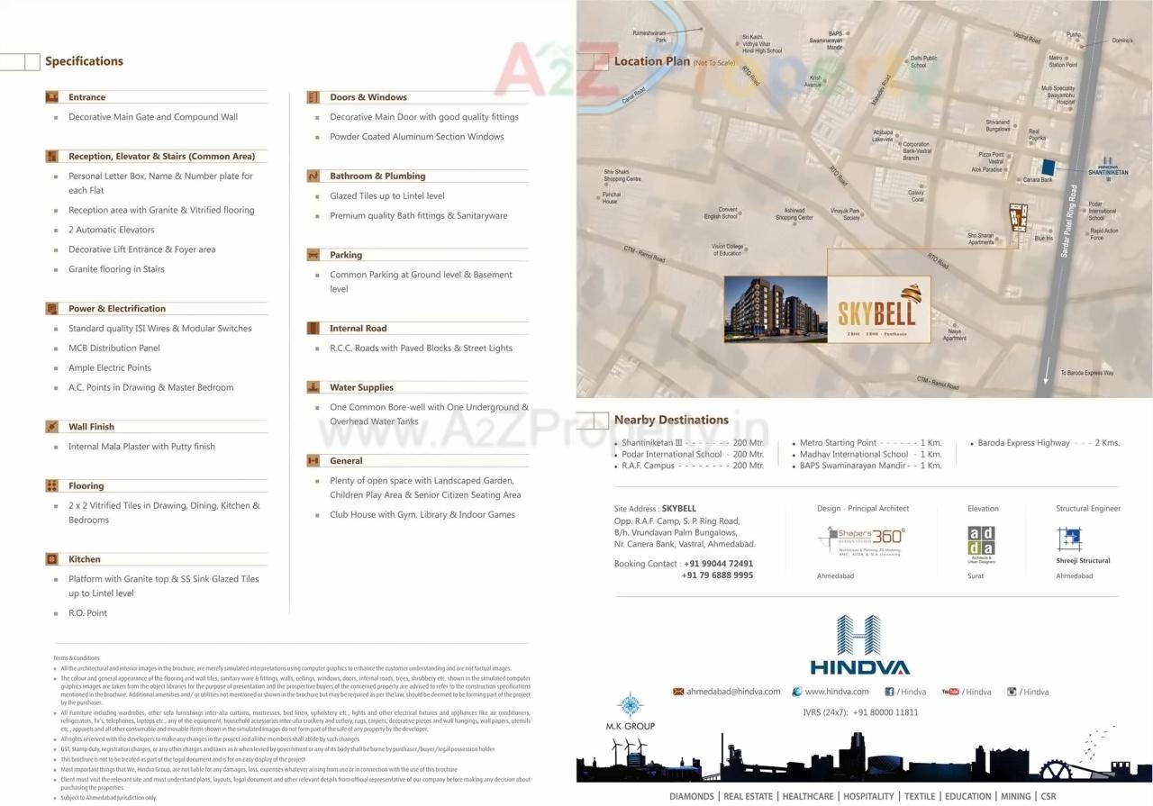  of real estate project Skybell located at City, Ahmedabad, Gujarat