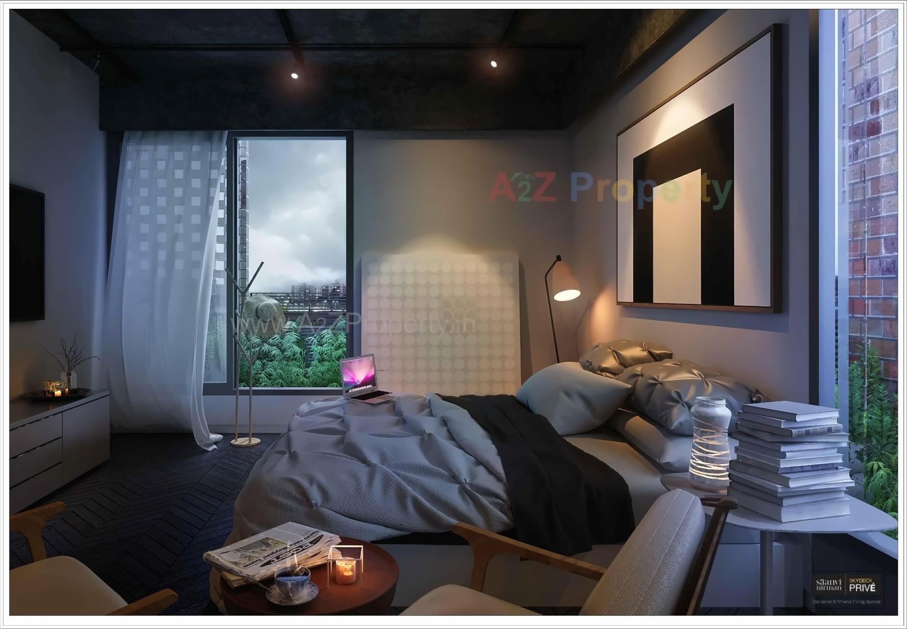 3D Elevation of real estate project Skydeck Prive located at Jodhpur, Ahmedabad, Gujarat