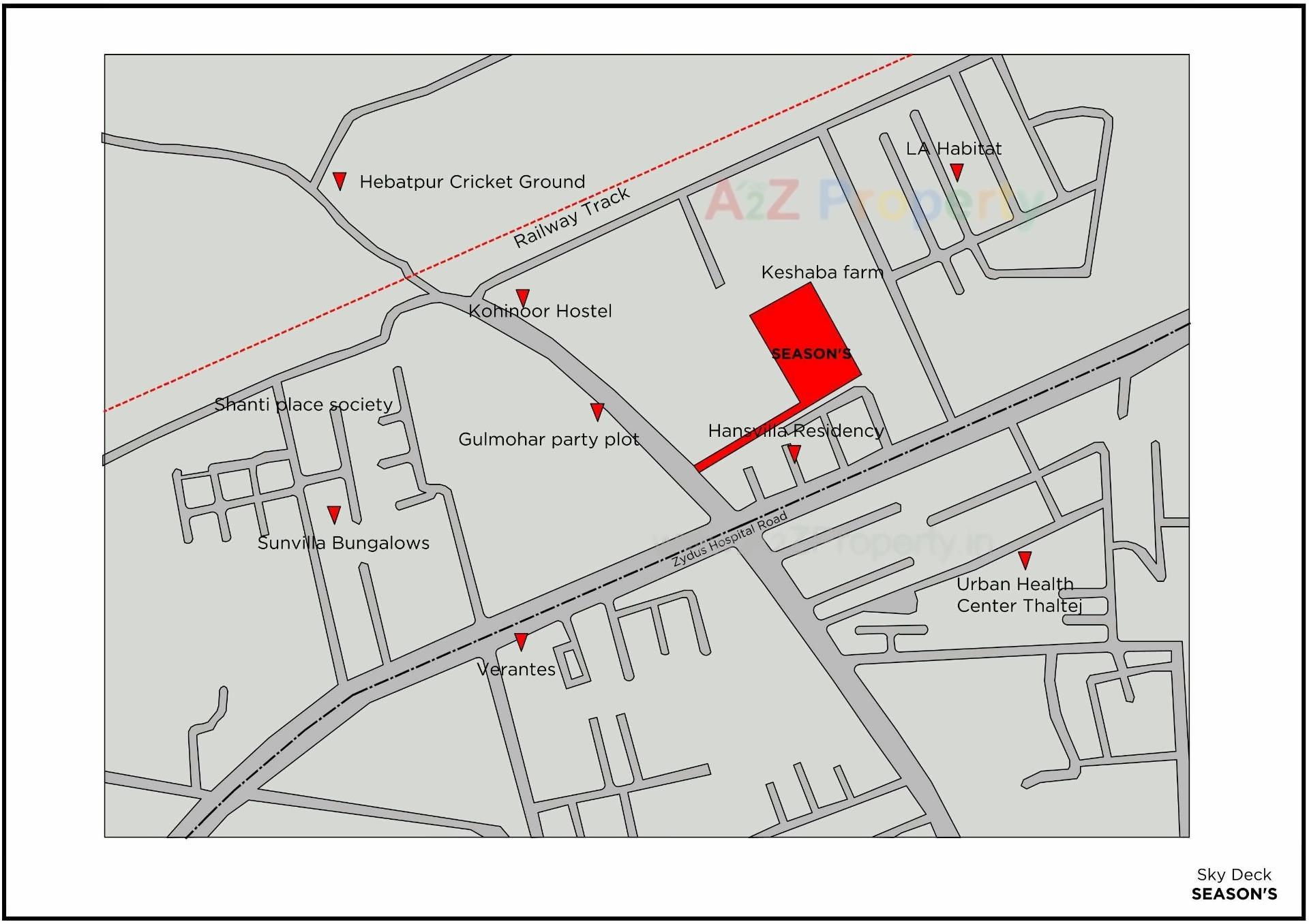  of real estate project Skydeck Seasons located at Ahmedabad, Ahmedabad, Gujarat