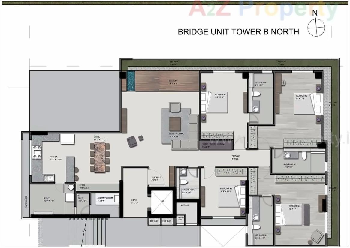 Layout of real estate project Skydeck Select located at Ambli, Ahmedabad, Gujarat