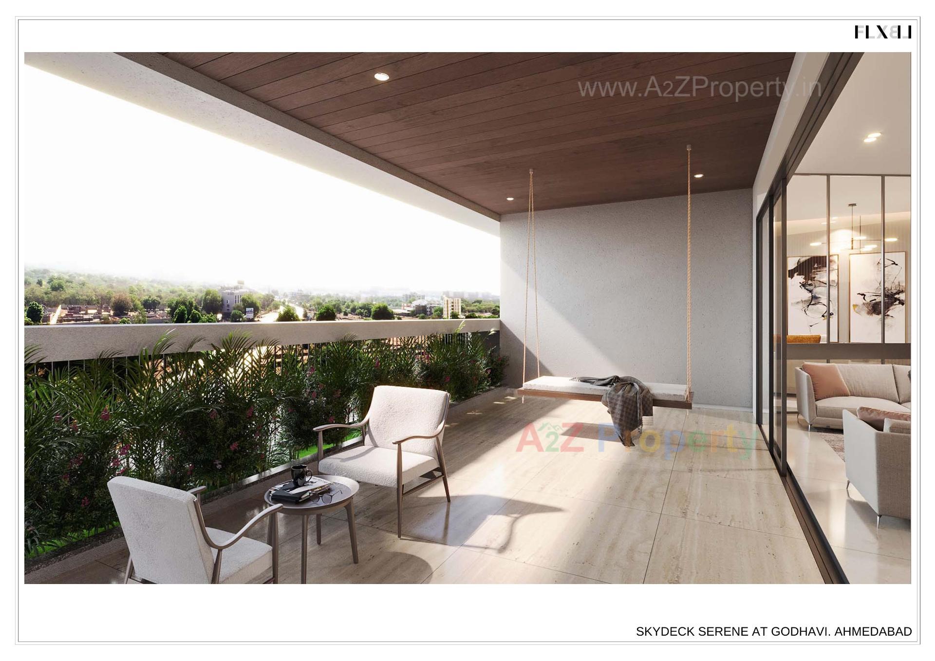 3D Elevation of real estate project Skydeck Serene located at Ghodhavi, Ahmedabad, Gujarat