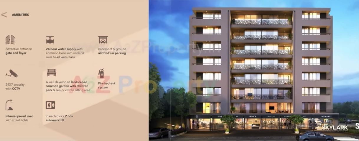  of real estate project Skylark Appartment located at Sola, Ahmedabad, Gujarat