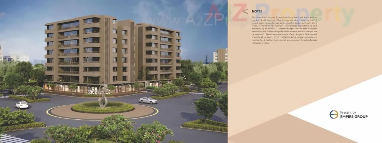 3D Elevation of real estate project Skylark Appartment located at Sola, Ahmedabad, Gujarat