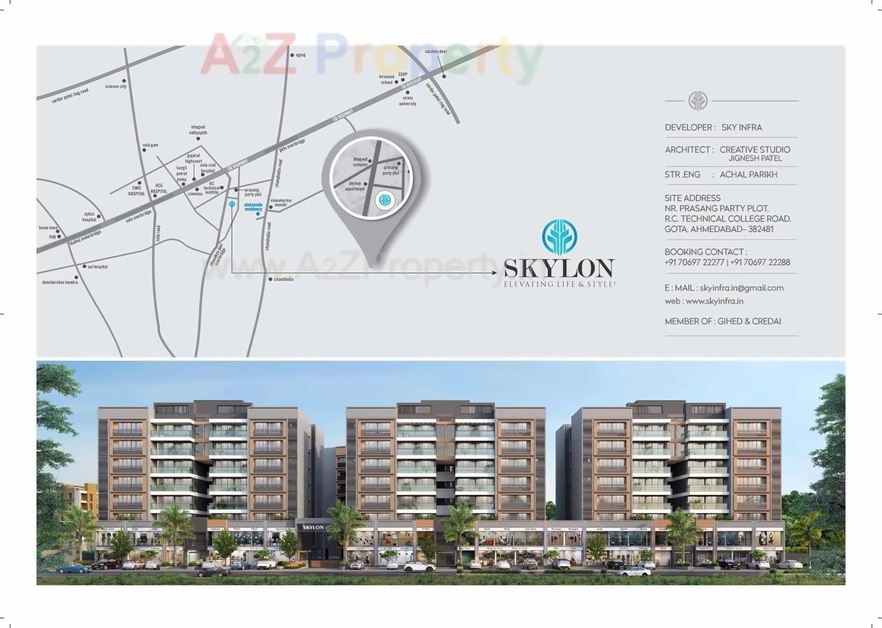  of real estate project Skylon located at Gota, Ahmedabad, Gujarat