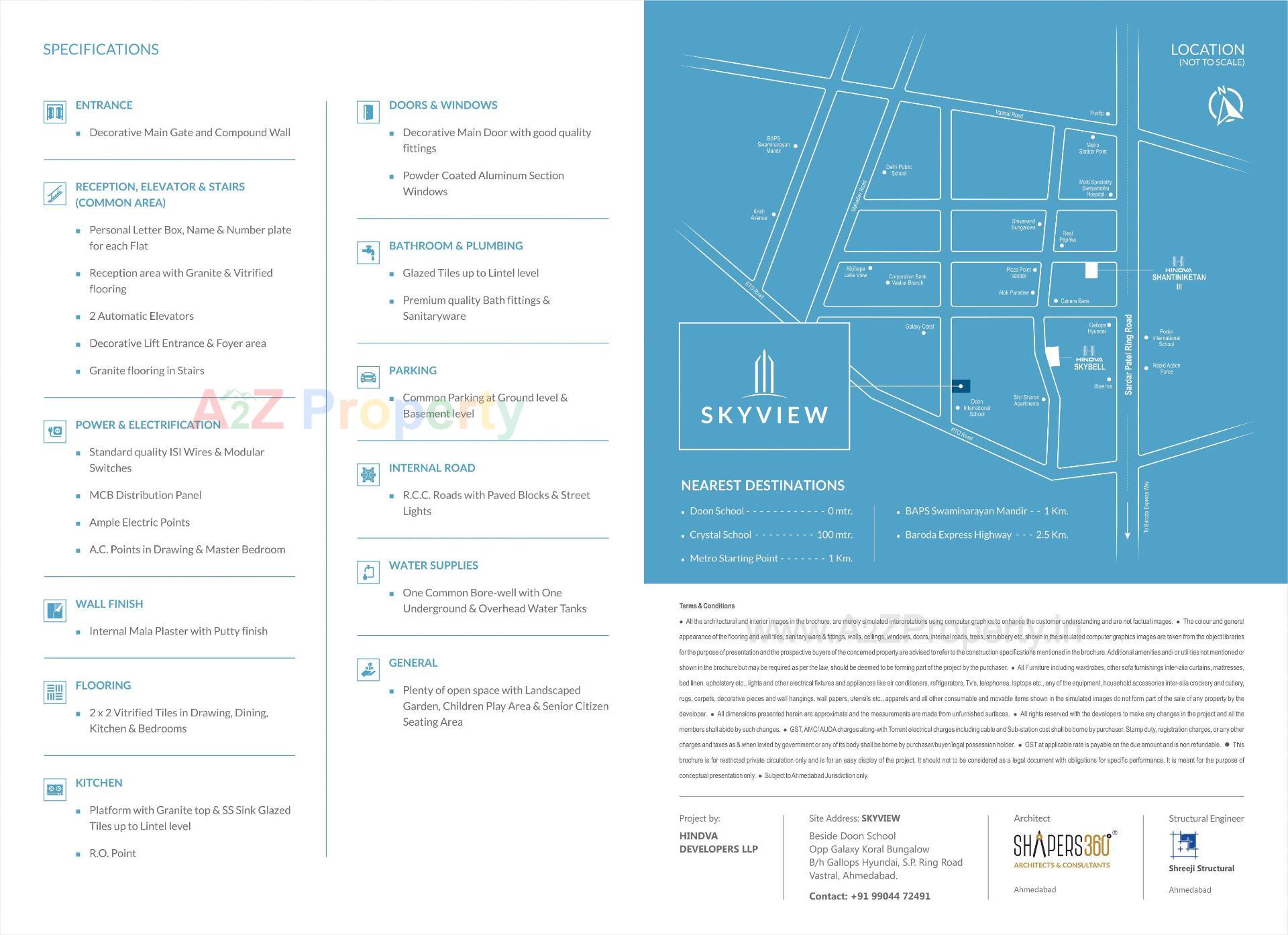  of real estate project Skyview located at Vastral, Ahmedabad, Gujarat