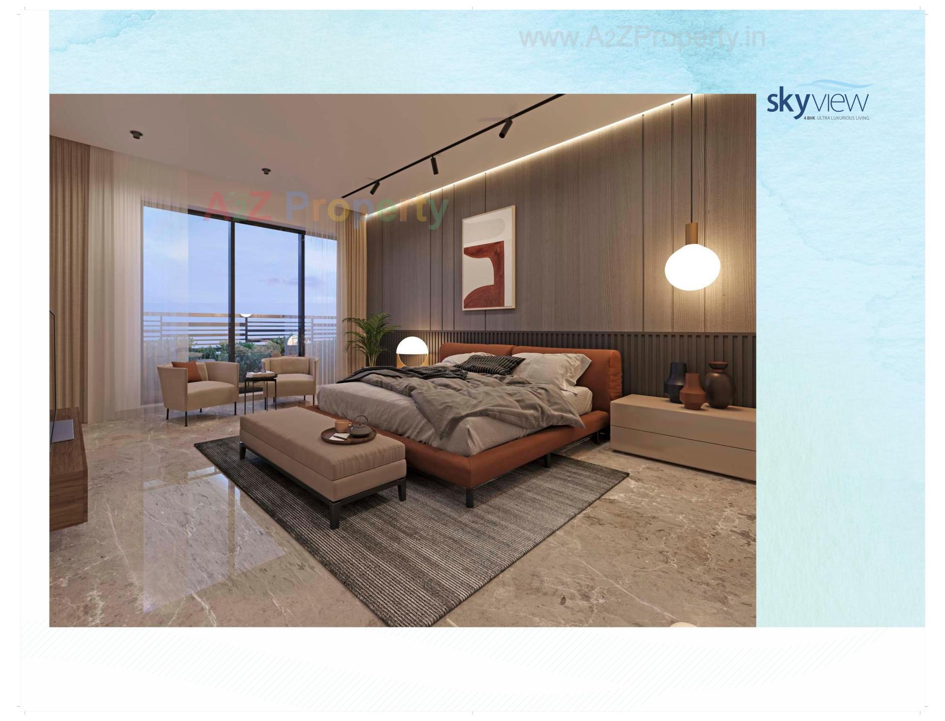 3D Elevation of real estate project Skyview located at Sola, Ahmedabad, Gujarat