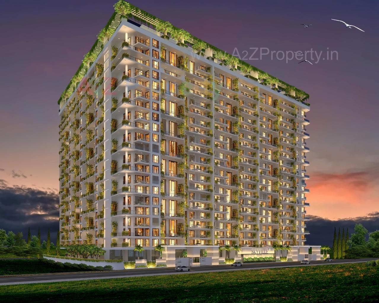 3D Elevation of real estate project Skyville located at Ahmedabad, Ahmedabad, Gujarat