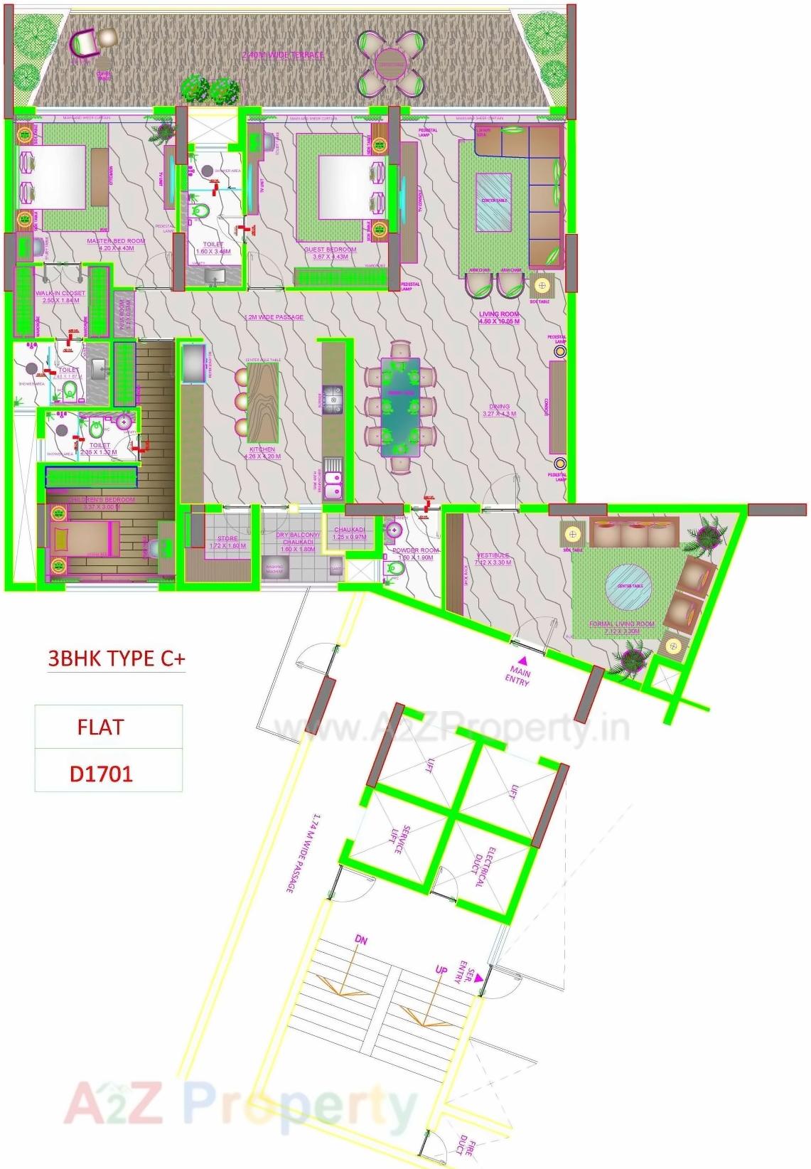 Layout of real estate project Skyville located at Ahmedabad, Ahmedabad, Gujarat