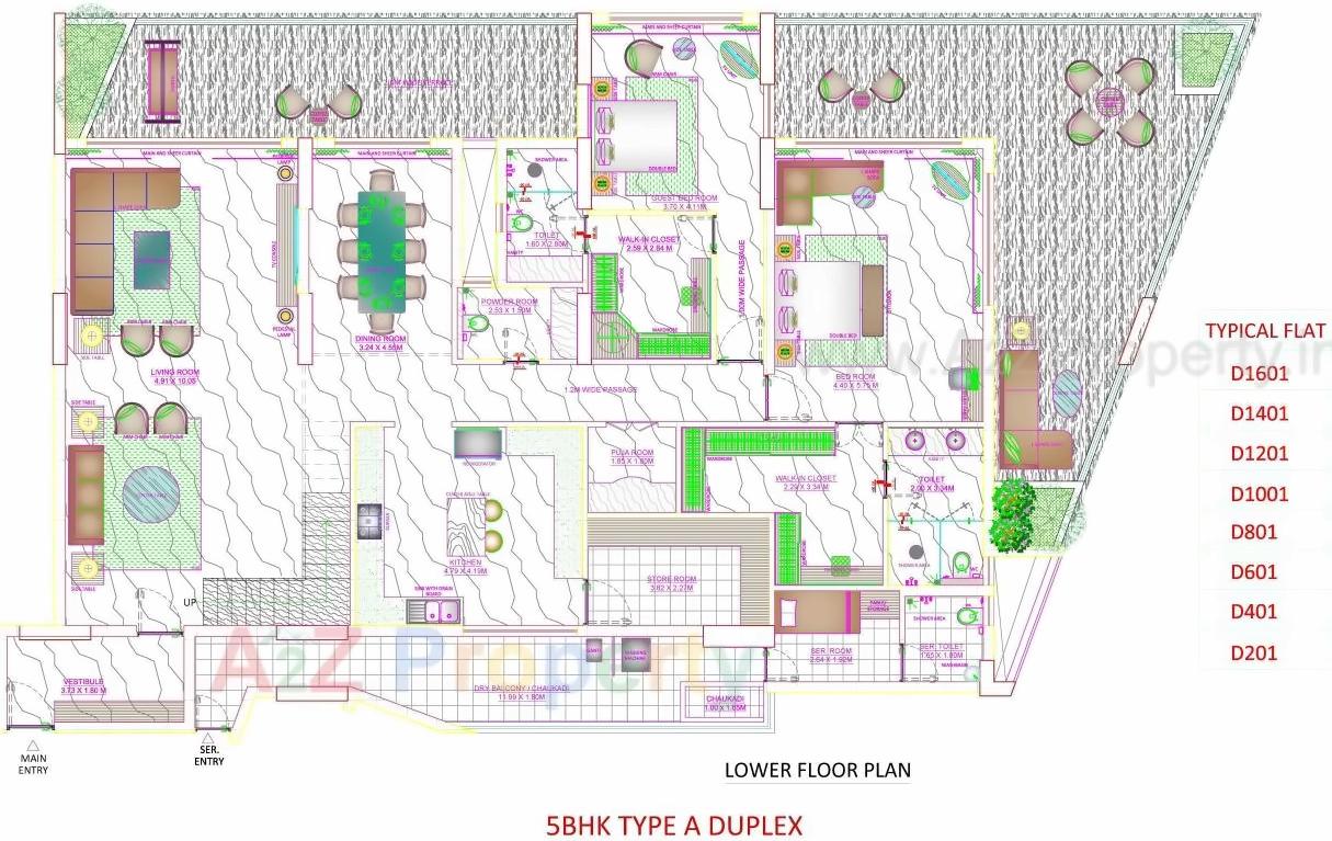 Layout of real estate project Skyville located at Ahmedabad, Ahmedabad, Gujarat