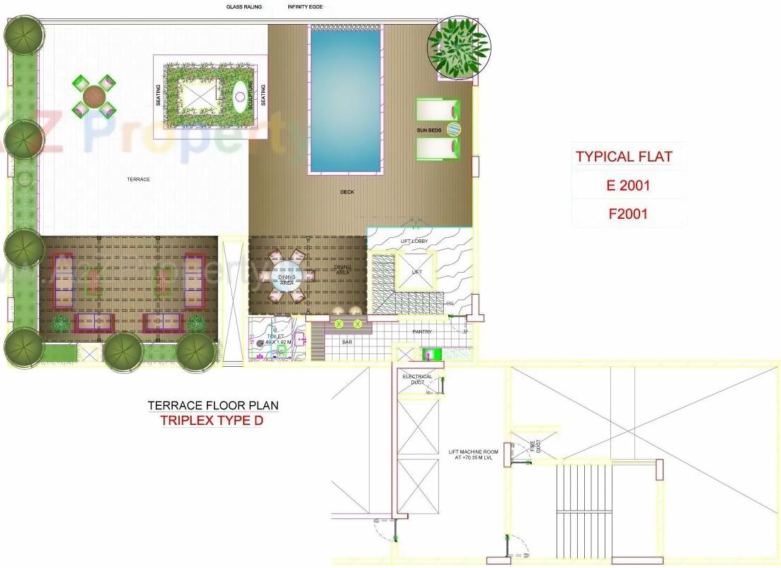 Layout of real estate project Skyville located at Ahmedabad, Ahmedabad, Gujarat