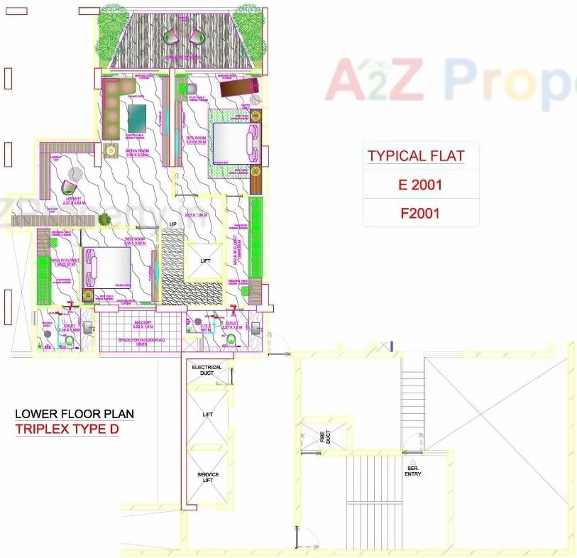 Layout of real estate project Skyville located at Ahmedabad, Ahmedabad, Gujarat