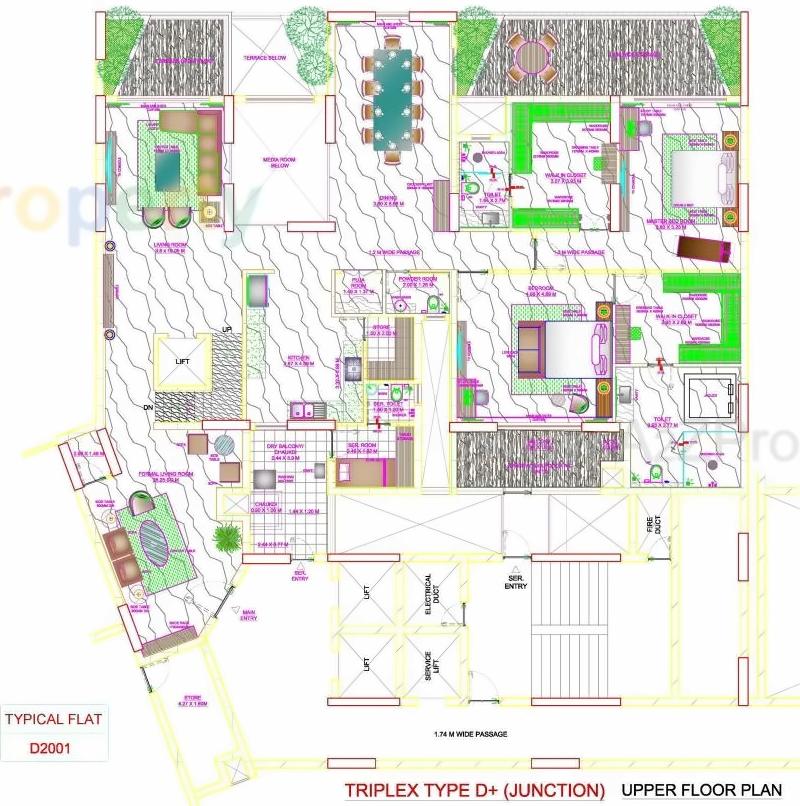 Layout of real estate project Skyville located at Ahmedabad, Ahmedabad, Gujarat