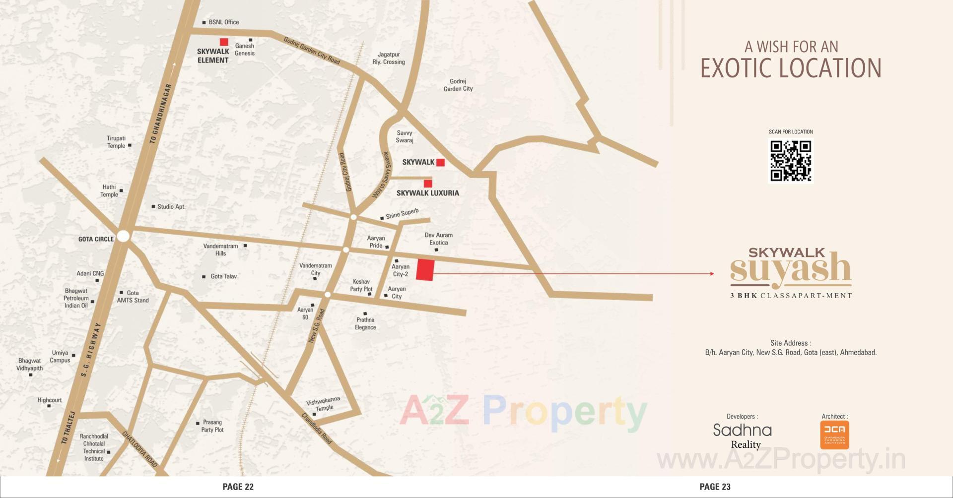  of real estate project Skywalk Suyash located at Chenpur, Ahmedabad, Gujarat