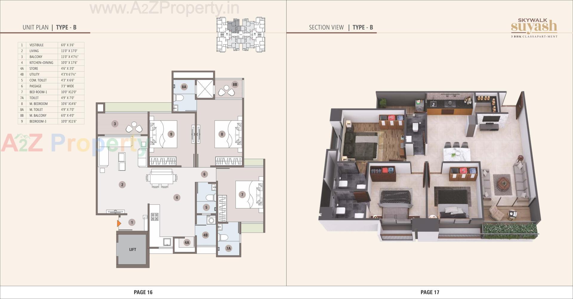 Layout of real estate project Skywalk Suyash located at Chenpur, Ahmedabad, Gujarat