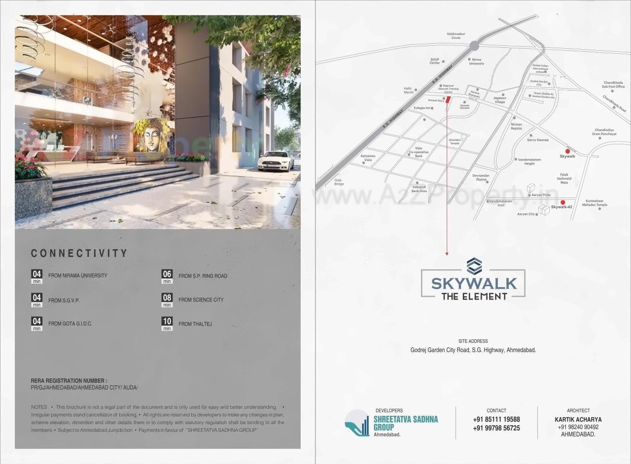  of real estate project Skywalk The Element located at Ahmedabad, Ahmedabad, Gujarat