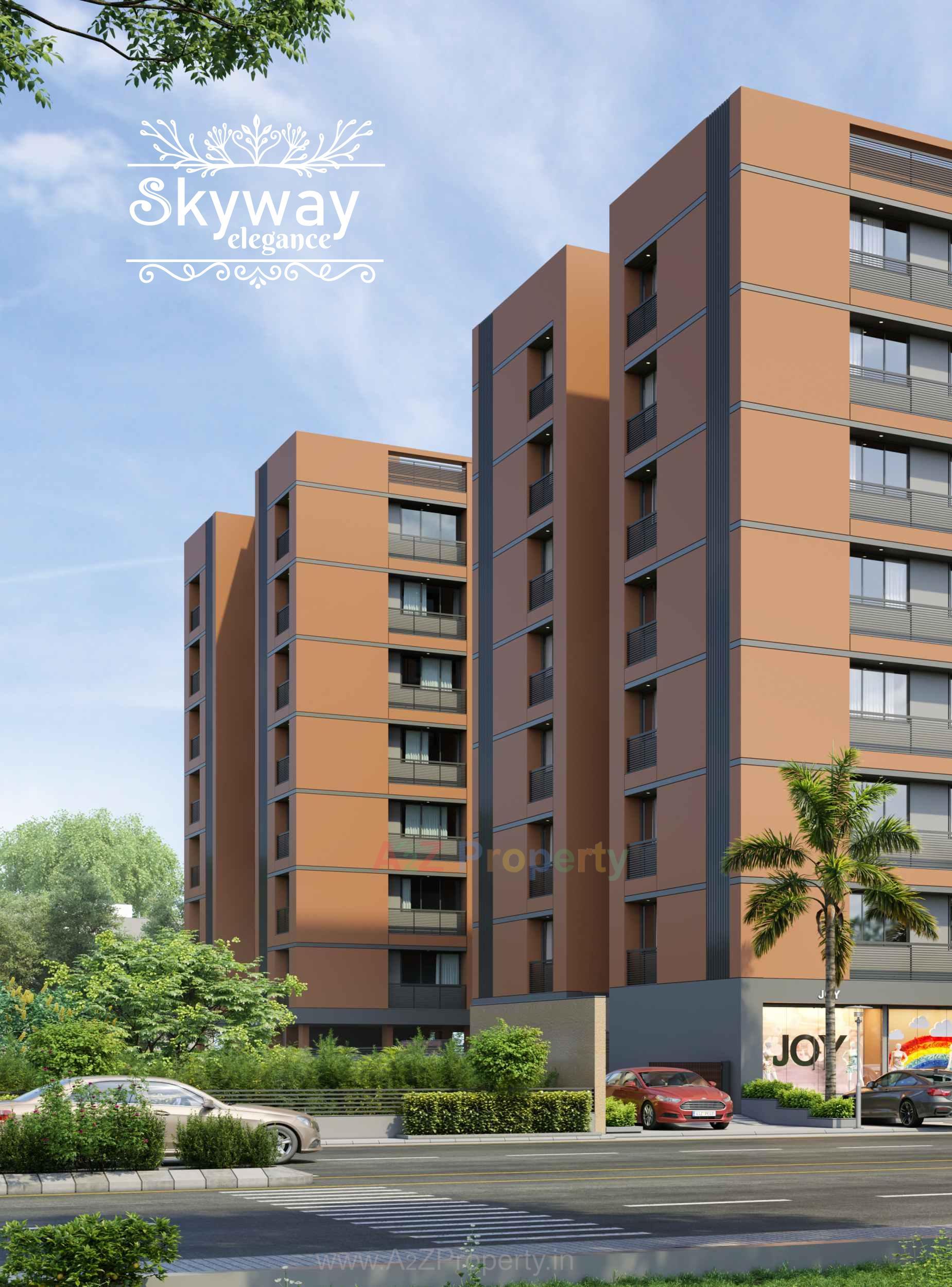 3D Elevation of real estate project Skyway Elegance located at Eanasna, Ahmedabad, Gujarat